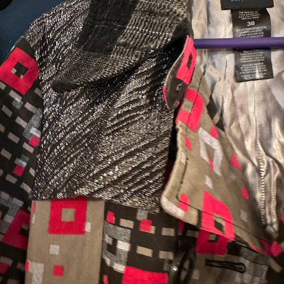 Custo Barcelona mixed media Geometric Trench - Picture 3 of 7